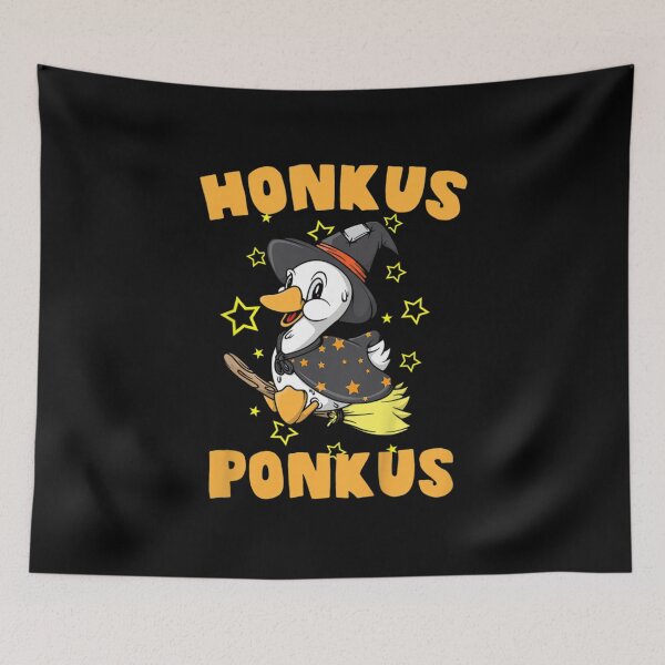 Item preview, Honkus Ponkus Funny Goose Duck Witch Halloween Gifts designed and sold by HalMertz1989.