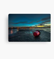 Ryde Sands at Night Canvas Print