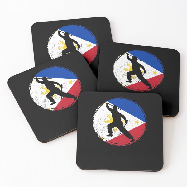 Item preview, Arnis Kali Eskrima FMA Sparring Escrima Sticks Filipino Flag designed and sold by ShopTheStyle.