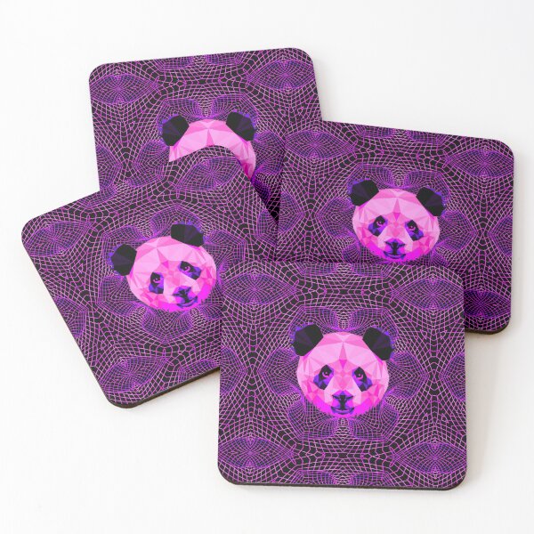 Item preview, Copy of Geometric Panda - Hot Pink designed and sold by NoMatterLab.