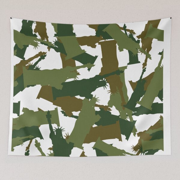 Item preview, Statue Of Liberty Camouflage Design designed and sold by stadia-60-west.