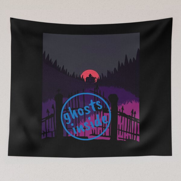 Item preview, Ghosts Inside Haunted House Funny Halloween Design designed and sold by up4tee.