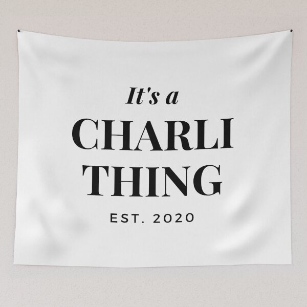 Item preview, It's a Charli Thing Est 2020 designed and sold by flying-flamingo.