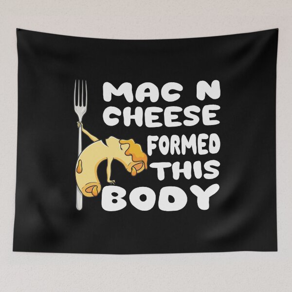 Aperçu de l'œuvre Mac N Cheese a formé ce corps pour les amateurs de macaroni et de fromage créée et vendue par ShopTheStyle.