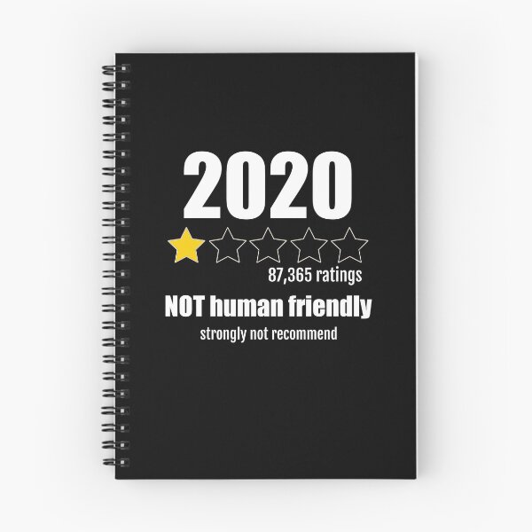 Item preview, 2020 One Star Rating - Not Human Friendly Humorous 2020 Souvenir Bad Review Meme designed and sold by FunnySunny T-Shirts.