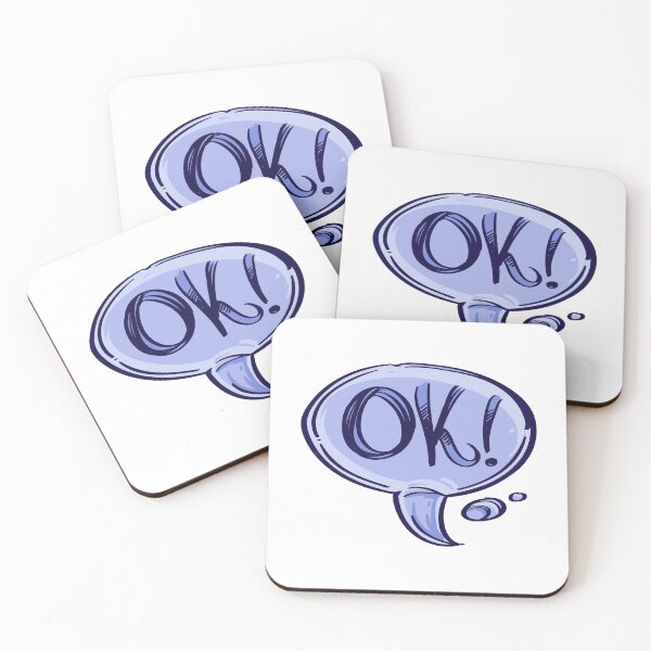 Item preview, OK! Speech Bubble designed and sold by MisterGooseShop.