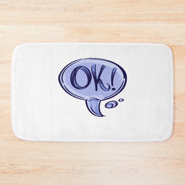 Item preview, OK! Speech Bubble designed and sold by MisterGooseShop.