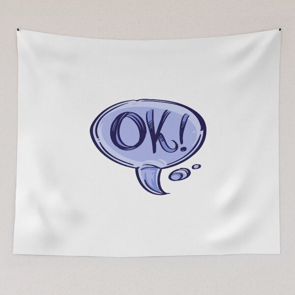 Item preview, OK! Speech Bubble designed and sold by MisterGooseShop.