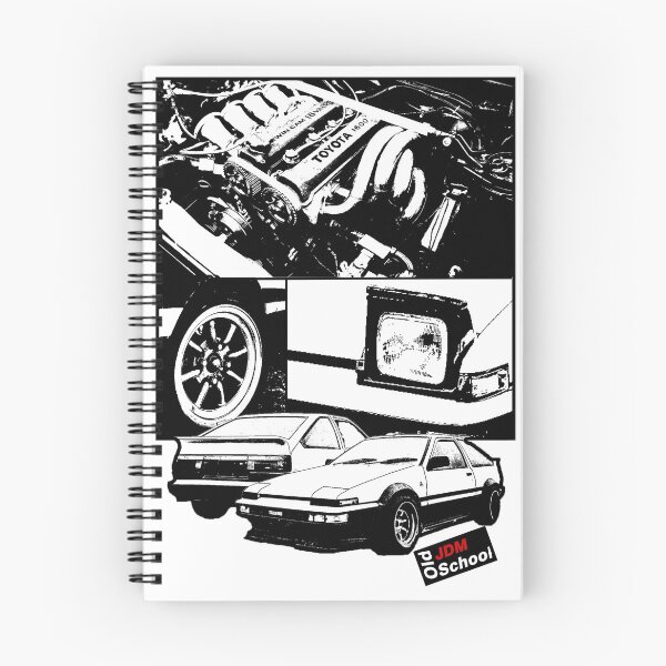 Item preview, AE86 [Black and White] designed and sold by oldschooljdm.
