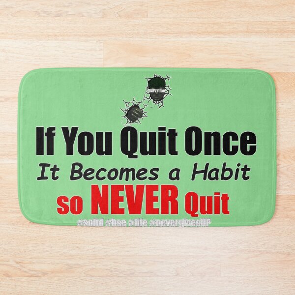 Item preview, NEVER QUIT designed and sold by JAHV GFX.