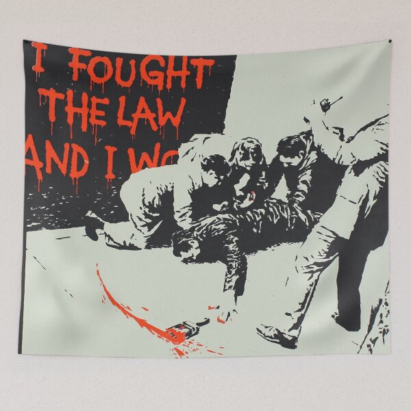 Item preview, Banksy I Fought The Law And I Won designed and sold by WE-ARE-BANKSY.