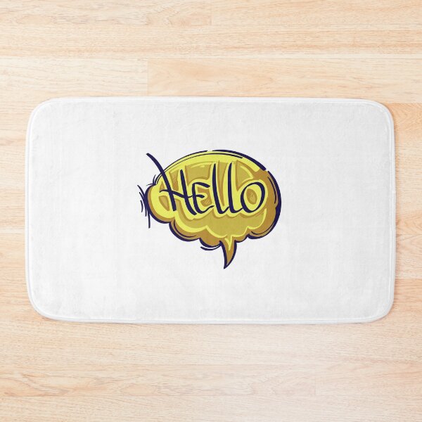 Item preview, HELLO Speech Bubble designed and sold by MisterGooseShop.