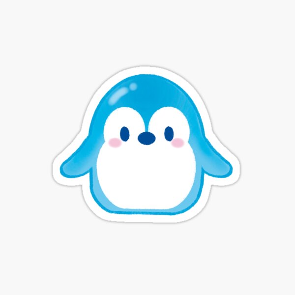 Sticker Pingouin Kawaii Pingouin Mignon Bebe Pingouin Animal Kawaii Par Piccola Arts Redbubble