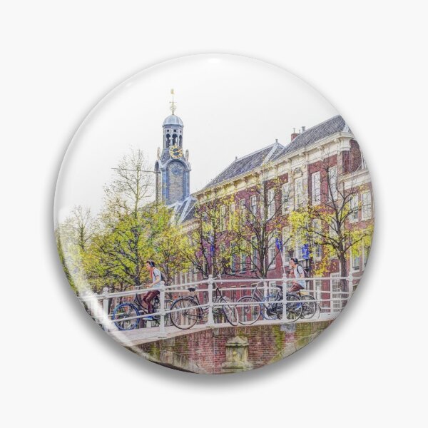 Item preview, Corner Rapenburg Doelenbrug Leiden Netherlands designed and sold by hendrikjan1958.