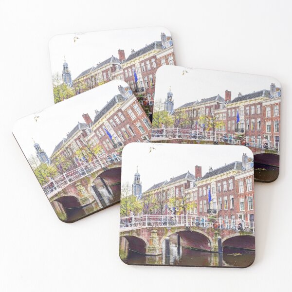 Item preview, Corner Rapenburg Doelenbrug Leiden Netherlands designed and sold by hendrikjan1958.