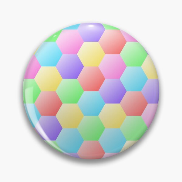 Item preview, Honeycomb Rainbow Decorative Pattern designed and sold by Gabriela Simon.