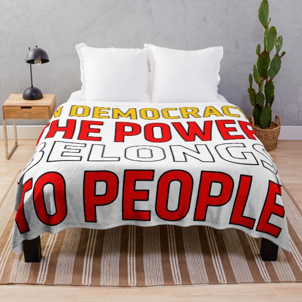 Item preview,   In  democracy the power belongs to people designed and sold by Ralek.