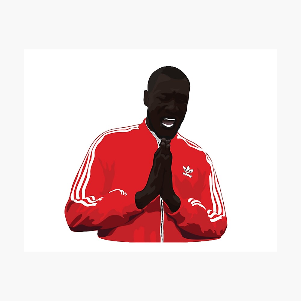 stormzy red tracksuit