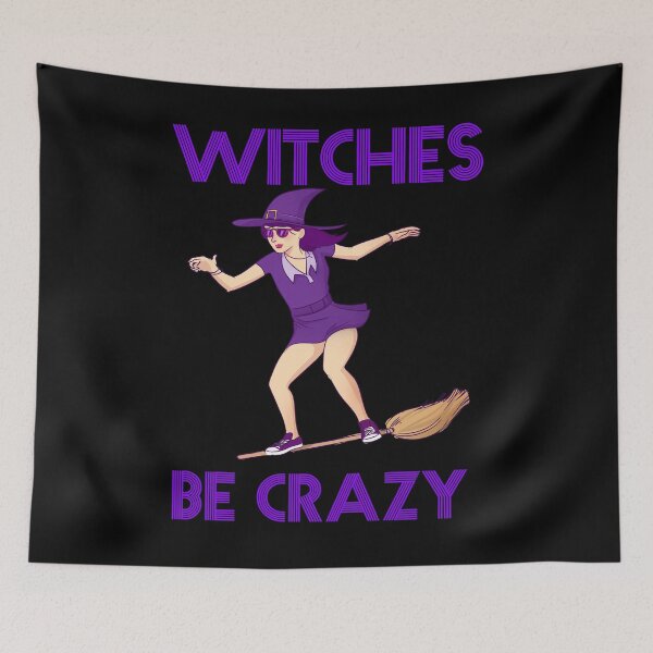 Item preview, Witches Be Crazy Funny Halloween Design designed and sold by up4tee.