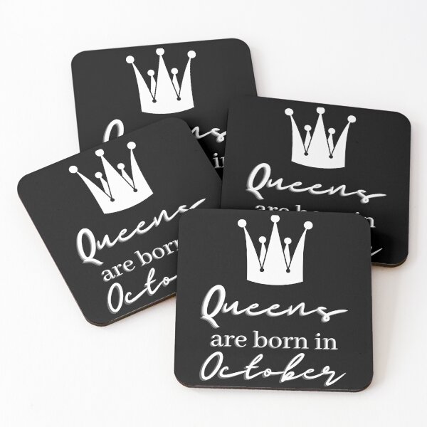 Item preview, Queens are born in october birthday funny designed and sold by OneTimeEngineer.