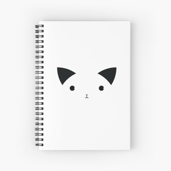 Cat Ears Spiral Notebooks Redbubble - redcat ears roblox