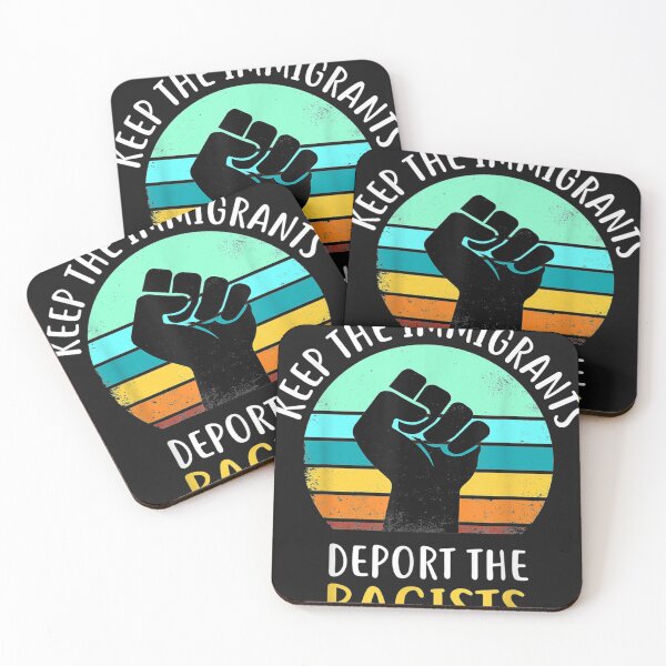 Item preview, Keep Immigrants Deport Racists designed and sold by tichtodhe.