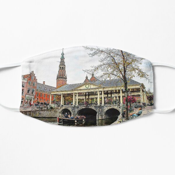 Kroonbrug Leiden Netherlands Flat Mask