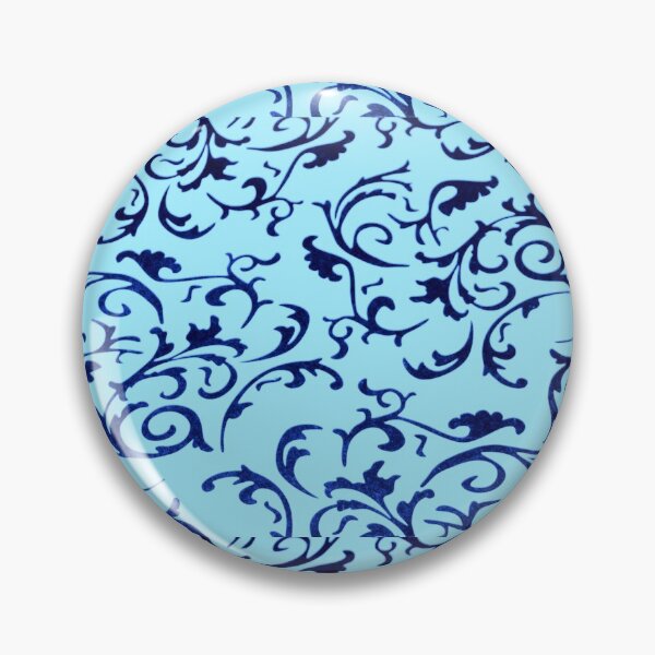 Item preview, ARABIATA 8 bis patterns blue sky black Morocco Essaouira flowers leaves design arabesques scrolls decor designed and sold by dragonemma.