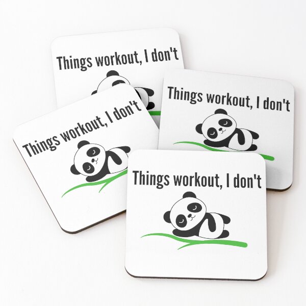 Item preview, Things workout, I don't - Panda Version designed and sold by the-boo-designs.