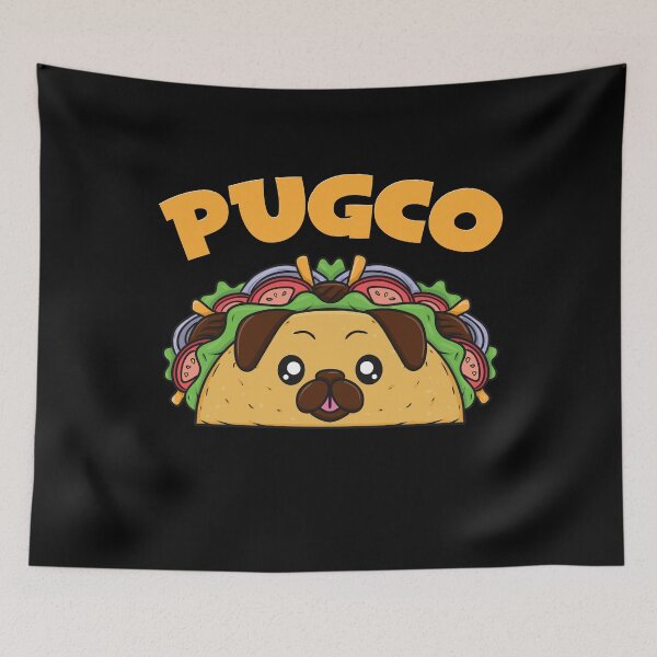 Item preview, Pugco Taco Shell Pug for Mexican Food Enchilada Lovers designed and sold by ShopTheStyle.