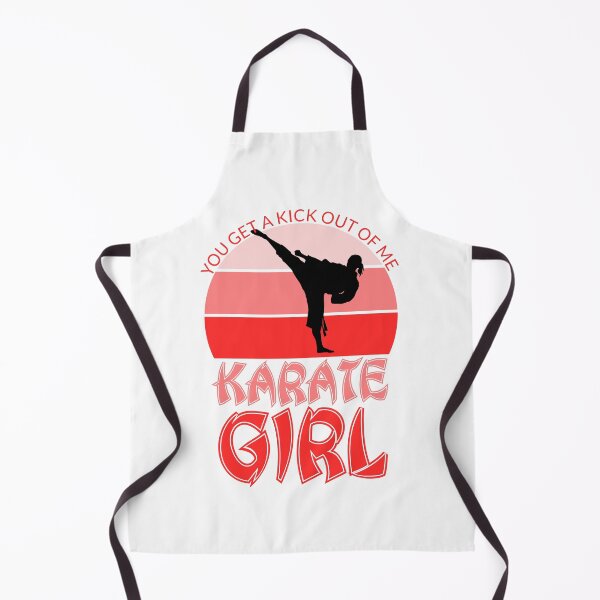 Item preview, Red Retro Karate Girl - You Get A Kick Out Of Me designed and sold by Worldesigns by Artsiren.