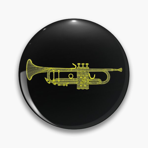 Item preview, Kopie von Trumpet Music Instrument Line Art designed and sold by line212line.