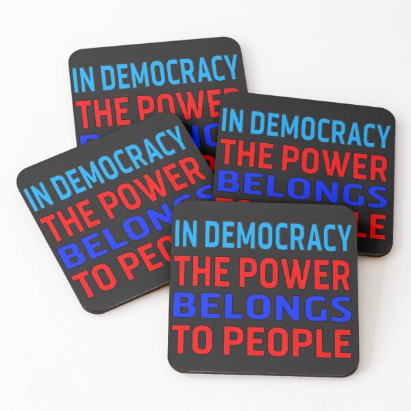 Item preview,  In  democracy the power belongs to people designed and sold by Ralek.