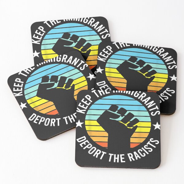 Item preview, Mantenga a los inmigrantes deportando a los racistas designed and sold by tichtodhe.