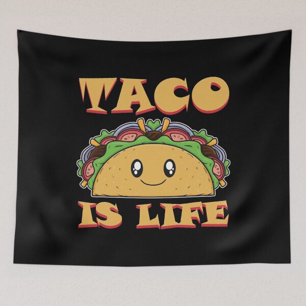 Item preview, Funny Taco Is Life Taco Shells for Mexican Food Lovers designed and sold by ShopTheStyle.