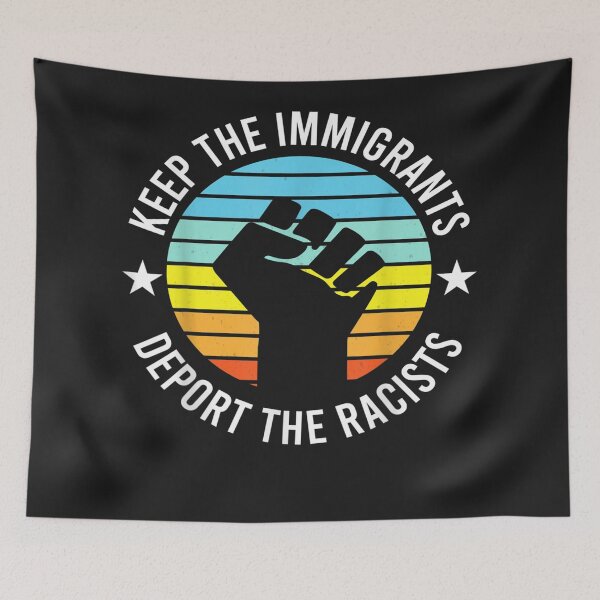 Item preview, Keep the Immigrants Deport the Racists designed and sold by tichtodhe.