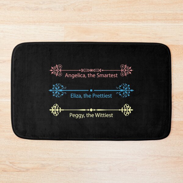 Item preview, Schuyler sisters characteristics and name tag stickers Angelica, Eliza and Peggy designed and sold by anins-azuree.