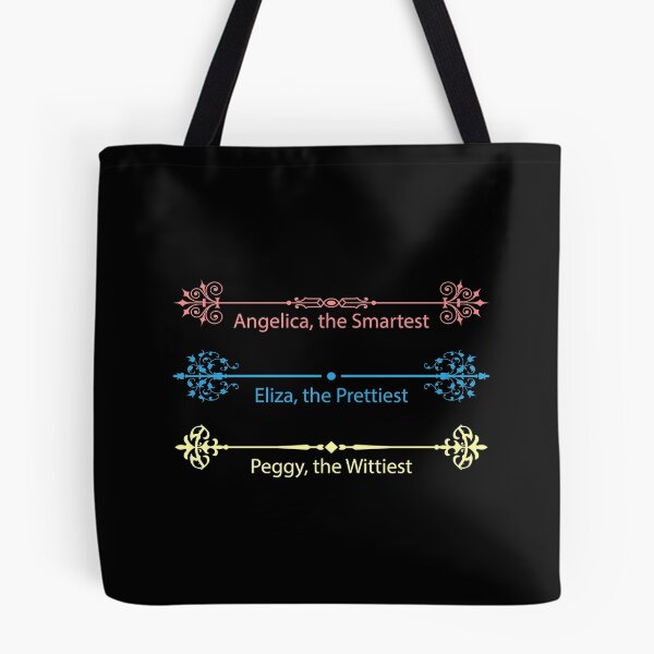Item preview, Schuyler sisters characteristics and name tag stickers Angelica, Eliza and Peggy designed and sold by anins-azuree.