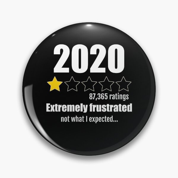 Item preview, 2020 One Star Rating - Extremely Frustrated Sarcastic 2020 Souvenir Bad Review Meme designed and sold by FunnySunny T-Shirts.