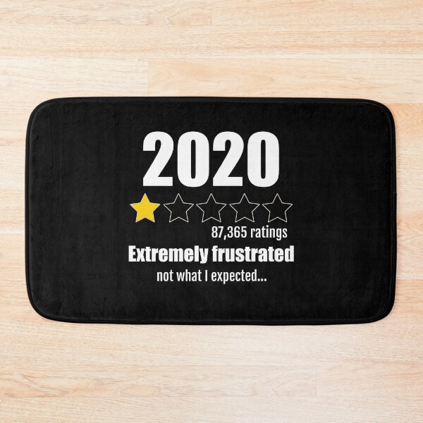 Item preview, 2020 One Star Rating - Extremely Frustrated Sarcastic 2020 Souvenir Bad Review Meme designed and sold by FunnySunny T-Shirts.
