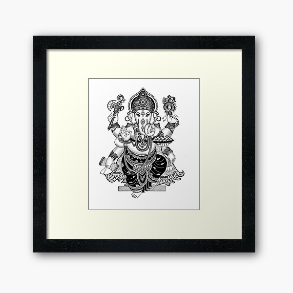 Item preview, Ganesha Mandala designed and sold by navanitha.