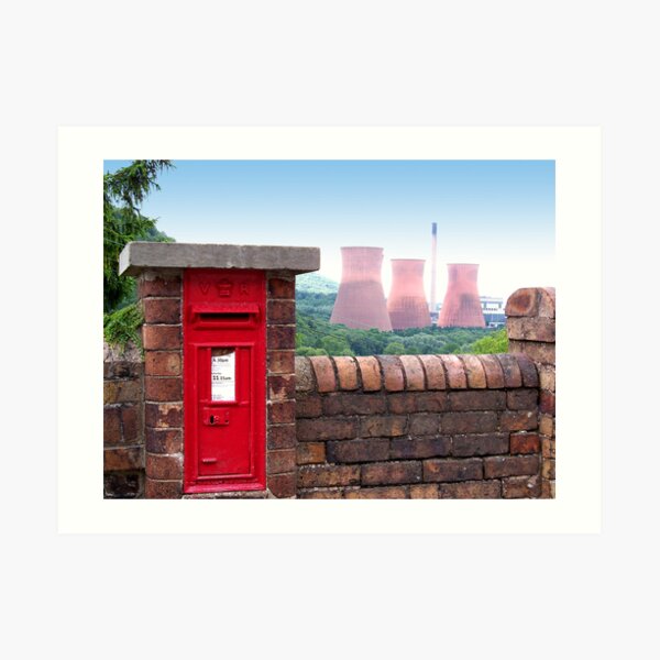 Postbox Nr Ironbridge Art Print