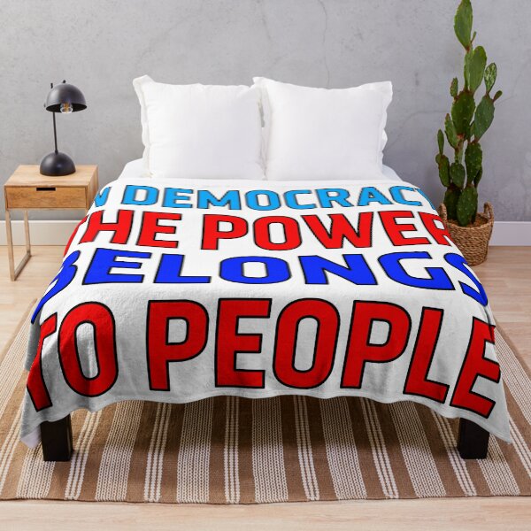 Item preview,   In  democracy the power belongs to people designed and sold by Ralek.