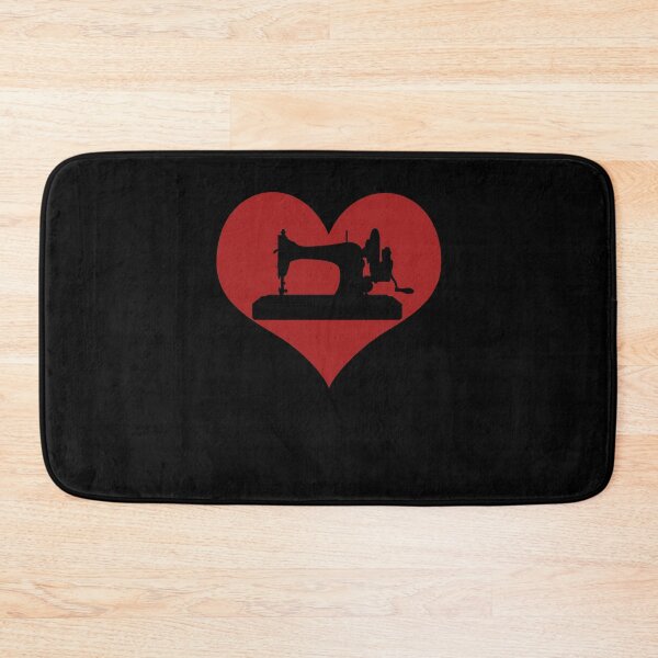 Item preview, Sewer Machine Silhouette Heart for Sewers designed and sold by ShopTheStyle.