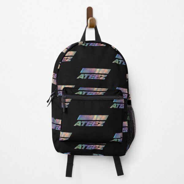Item preview, ATEEZ Logo Holographic Style Silver Rainbow Atiny  designed and sold by SugarSaint.