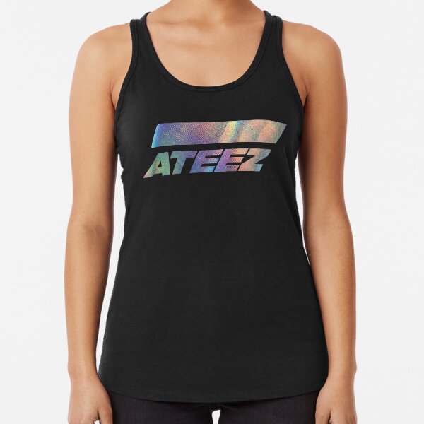 Item preview, ATEEZ Logo Holographic Style Silver Rainbow Atiny  designed and sold by SugarSaint.