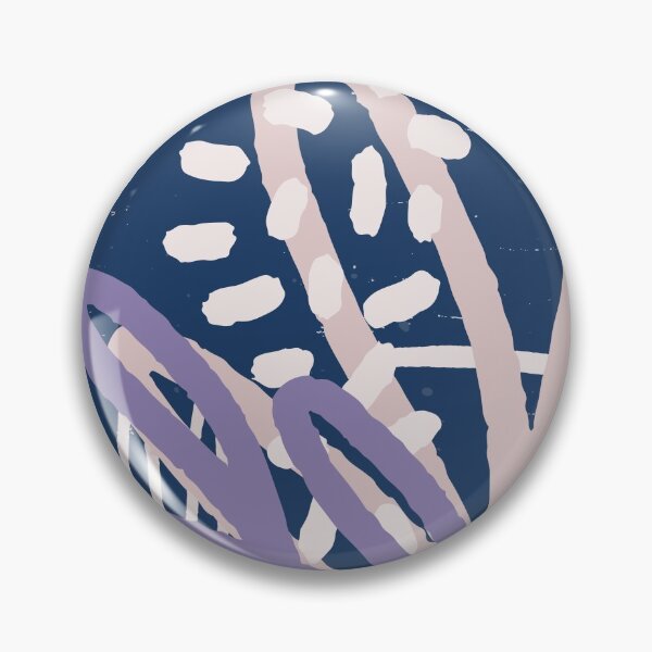 Aperçu de l'œuvre Abstrait floral marine lilas rose pâle créée et vendue par RusticGarden.