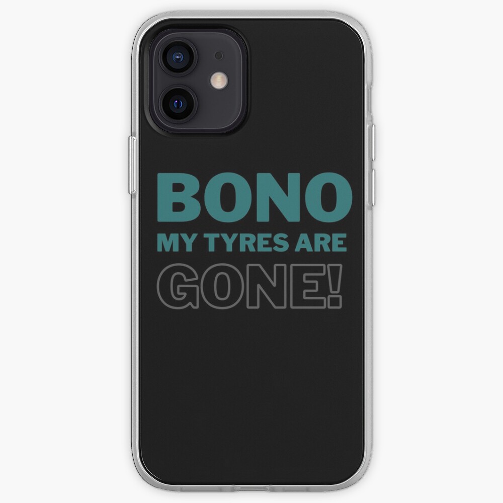 Coque iPhone « Bono, mes pneus sont partis! Pilote de F1 Lewis