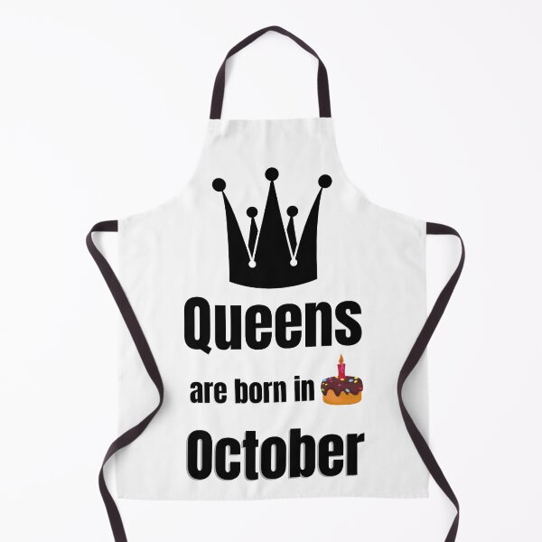 Item preview, Queens are born in october birthday funny designed and sold by OneTimeEngineer.