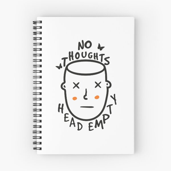 Item preview, No Thoughts - Head Empty designed and sold by PufuMiu.